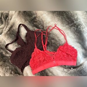 Lace Bralettes Size M